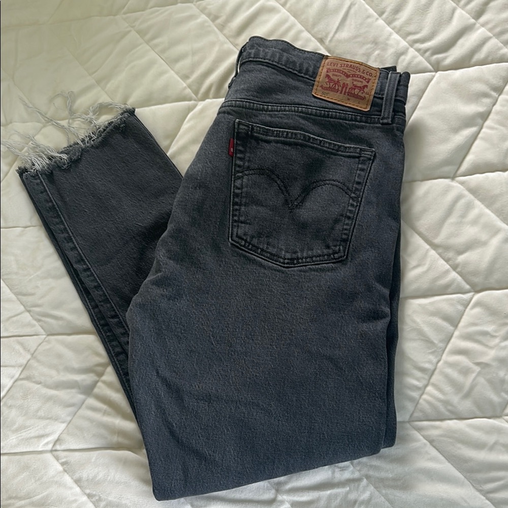 Levi's Charcoal Denim Jeans